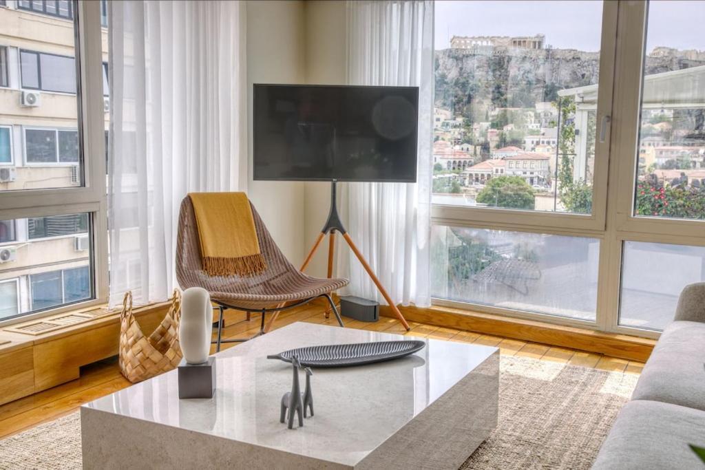 Апартаменти Sunny Luxury Loft,Stunning Acropolis View, Jacuzzi Афіни Екстер'єр фото