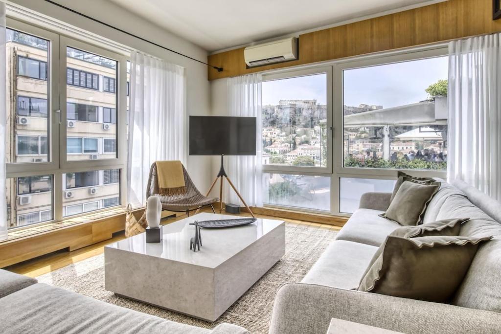 Апартаменти Sunny Luxury Loft,Stunning Acropolis View, Jacuzzi Афіни Екстер'єр фото